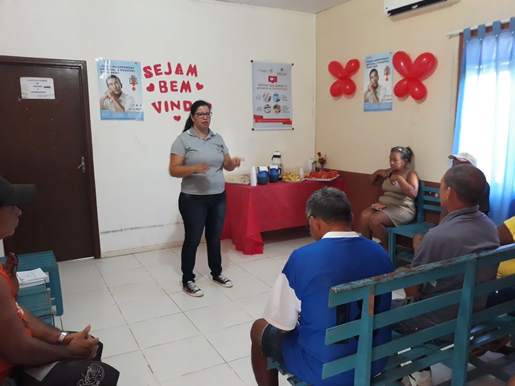 Posto de Saúde fazem ação de prevenção e combate à hipertensão e diabéticos.